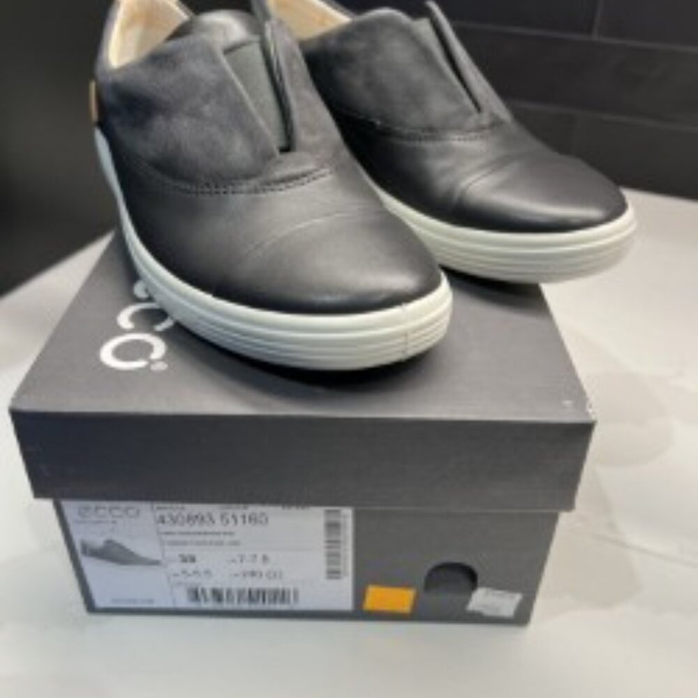 Ecco Soft 7-7.5 EU 38 Dark Shadow Shoes